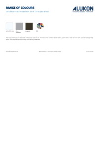 Standard colours front-mounted venetian blind